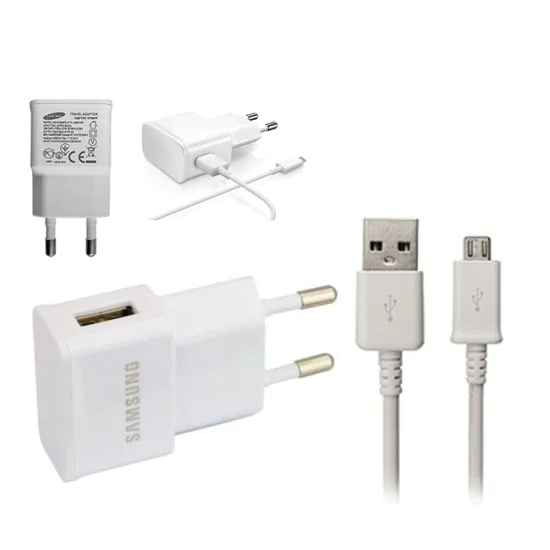 Samsung ETA0U81EWE charger 1A USB Сетевое зарядное устройство с кабелем micro USB (без упаковки) - Белый - Оригинал - Зарядка от сети 220V / Сетевой адаптер 220В Samsung ETA0U81EWE charger 1A USB Сетевое зарядное устройство с кабелем micro USB (без упаковки) - Белый - Оригинал - Зарядка от сети 220V / Сетевой адаптер 220В