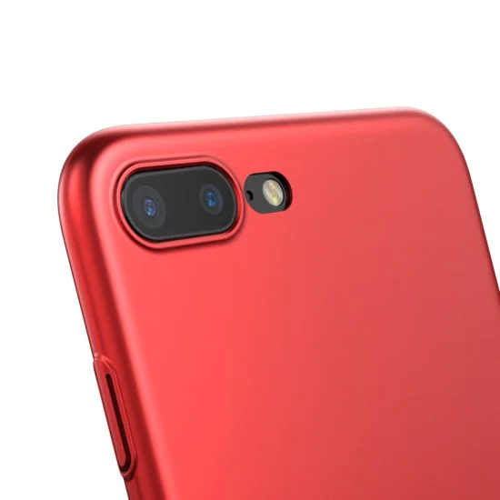 BASEUS Thin Hard Plastic Phone Shell для Apple iPhone 7 Plus / 8 Plus - Красный - матовая пластиковая накладка / бампер (крышка чехол, slim cover shell, bumper) BASEUS Thin Hard Plastic Phone Shell для Apple iPhone 7 Plus / 8 Plus - Красный - матовая пластиковая накладка / бампер (крышка чехол, slim cover shell, bumper)