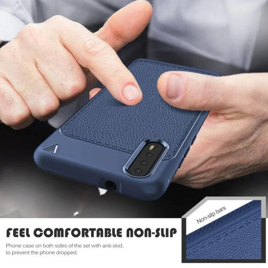 IVSO Gentry Series Leather Coated TPU Phone Case for Huawei P20 - Dark Blue - ādas imitācijas triecienizturīgs silikona aizmugures apvalks (maciņš, bampers, vāciņš, slim cover, bumper, back case) IVSO Gentry Series Leather Coated TPU Phone Case for Huawei P20 - Dark Blue - ādas imitācijas triecienizturīgs silikona aizmugures apvalks (maciņš, bampers, vāciņš, slim cover, bumper, back case)