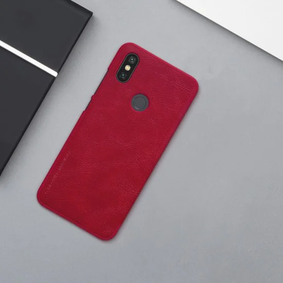 NILLKIN Qin Series Window View Leather Case для Xiaomi Mi A2 - Красный - чехол-книжка с окошком (кожаный чехол-книжка, leather book wallet case cover) NILLKIN Qin Series Window View Leather Case для Xiaomi Mi A2 - Красный - чехол-книжка с окошком (кожаный чехол-книжка, leather book wallet case cover)