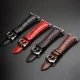 QIALINO Crocodile Pattern Genuine Leather Watch Wrist Strap priekš Apple Watch 42 / 44 / 45 mm / Ultra 49 mm - Gaiši Brūns - dabīgas ādas siksniņas (jostas) priekš pulksteņiem QIALINO Crocodile Pattern Genuine Leather Watch Wrist Strap priekš Apple Watch 42 / 44 / 45 mm / Ultra 49 mm - Gaiši Brūns - dabīgas ādas siksniņas (jostas) priekš pulksteņiem