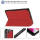 Tri-fold Stand PU Smart Auto Wake/Sleep Leather Case для Apple iPad 10.2 (2019 / 2020 / 2021) - Красный - чехол-книжка со стендом / подставкой Tri-fold Stand PU Smart Auto Wake/Sleep Leather Case для Apple iPad 10.2 (2019 / 2020 / 2021) - Красный - чехол-книжка со стендом / подставкой