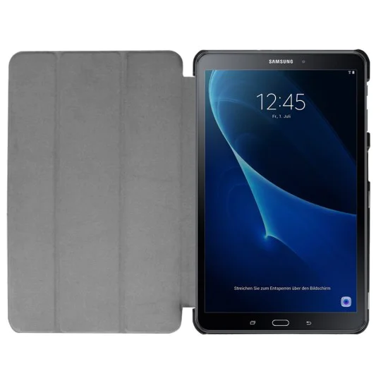 Tri-fold Stand PU Smart Auto Wake/Sleep Leather Case для Samsung Galaxy Tab A 10.1 (2016) T580 / T585 - Розовый - чехол-книжка со стендом / подставкой Tri-fold Stand PU Smart Auto Wake/Sleep Leather Case для Samsung Galaxy Tab A 10.1 (2016) T580 / T585 - Розовый - чехол-книжка со стендом / подставкой