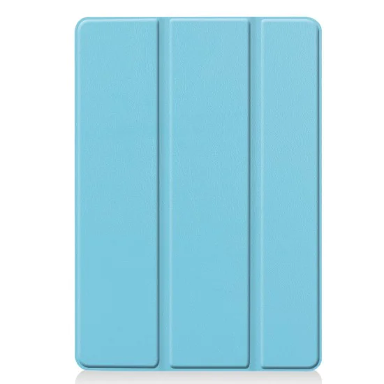 Tri-fold Stand PU Smart Auto Wake/Sleep Leather Case для Apple iPad 10.2 (2019 / 2020 / 2021) - Голубой - чехол-книжка со стендом / подставкой Tri-fold Stand PU Smart Auto Wake/Sleep Leather Case для Apple iPad 10.2 (2019 / 2020 / 2021) - Голубой - чехол-книжка со стендом / подставкой