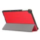Tri-fold Stand PU Smart Auto Wake/Sleep Leather Case для Huawei MatePad T10 / T10s - Красный - чехол-книжка со стендом / подставкой Tri-fold Stand PU Smart Auto Wake/Sleep Leather Case для Huawei MatePad T10 / T10s - Красный - чехол-книжка со стендом / подставкой