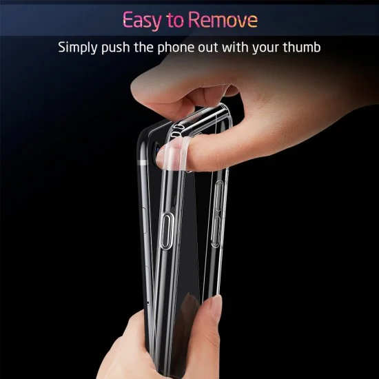 ESR Ice Shield Glass Back Case priekš Apple iPhone 13 mini - Caurspīdīgs - silikona un stikla aizmugures apvalks / bampers-vāciņš ESR Ice Shield Glass Back Case priekš Apple iPhone 13 mini - Caurspīdīgs - silikona un stikla aizmugures apvalks / bampers-vāciņš