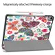 Tri-fold Stand PU Smart Auto Wake/Sleep Leather Case для Apple iPad Pro 11 (2018) / Air 4 (2020) / Air 5 (2022) - Цветы / Бабочки - чехол-книжка со стендом / подставкой Tri-fold Stand PU Smart Auto Wake/Sleep Leather Case для Apple iPad Pro 11 (2018) / Air 4 (2020) / Air 5 (2022) - Цветы / Бабочки - чехол-книжка со стендом / подставкой