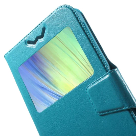 Universal Crazy Horse Window Leather Case, Size: 151 x 80 x 10mm - Blue - sāniski atverams maciņš ar stendu un lodziņu (ādas maks, grāmatiņa, leather book wallet case cover stand) Universal Crazy Horse Window Leather Case, Size: 151 x 80 x 10mm - Blue - sāniski atverams maciņš ar stendu un lodziņu (ādas maks, grāmatiņa, leather book wallet case cover stand)