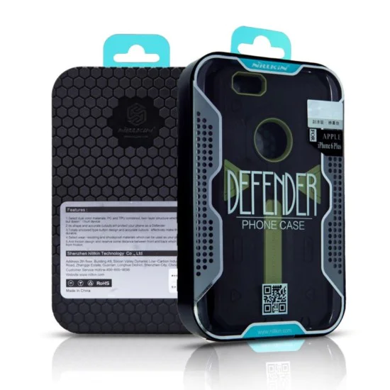 NILLKIN Defender II Series PC and TPU Combo Case для Apple iPhone 6s Plus / 6 Plus - Оранжевый - силиконовый / пластиковый чехол-накладка (тонкий бампер крышка-обложка, slim PU case cover, bumper) NILLKIN Defender II Series PC and TPU Combo Case для Apple iPhone 6s Plus / 6 Plus - Оранжевый - силиконовый / пластиковый чехол-накладка (тонкий бампер крышка-обложка, slim PU case cover, bumper)