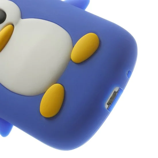 Cute 3D Penguin Silicone Jelly Case for Samsung Galaxy S3 mini i8190 / i8200 - Deep Blue - silikona aizmugures apvalks (bampers, vāciņš, slim TPU silicone case cover, bumper) Cute 3D Penguin Silicone Jelly Case for Samsung Galaxy S3 mini i8190 / i8200 - Deep Blue - silikona aizmugures apvalks (bampers, vāciņš, slim TPU silicone case cover, bumper)
