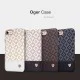 NILLKIN Oger Lattice Leather Coated Hard Case priekš Apple iPhone 7 / 8 / SE2 (2020) / SE3 (2022) - Balts - ādas aizmugures apvalks / bampers-vāciņš NILLKIN Oger Lattice Leather Coated Hard Case priekš Apple iPhone 7 / 8 / SE2 (2020) / SE3 (2022) - Balts - ādas aizmugures apvalks / bampers-vāciņš