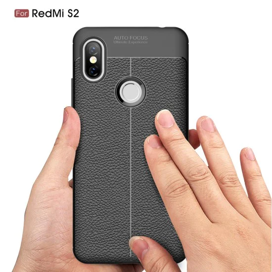 Litchi Skin PU Leather Coated TPU Mobile Phone Case для Xiaomi Redmi S2 - Melns - чехол крышка/накладка противоударная с имитацией кожи (бампер обложка, slim cover, bumper, back case) Litchi Skin PU Leather Coated TPU Mobile Phone Case для Xiaomi Redmi S2 - Melns - чехол крышка/накладка противоударная с имитацией кожи (бампер обложка, slim cover, bumper, back case)