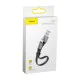 Baseus 0.23M Simple HW 5A USB to Type-C cable (Huawei SuperCharge) - Серый / Чёрный - USB-C дата кабель / провод для зарядки Baseus 0.23M Simple HW 5A USB to Type-C cable (Huawei SuperCharge) - Серый / Чёрный - USB-C дата кабель / провод для зарядки