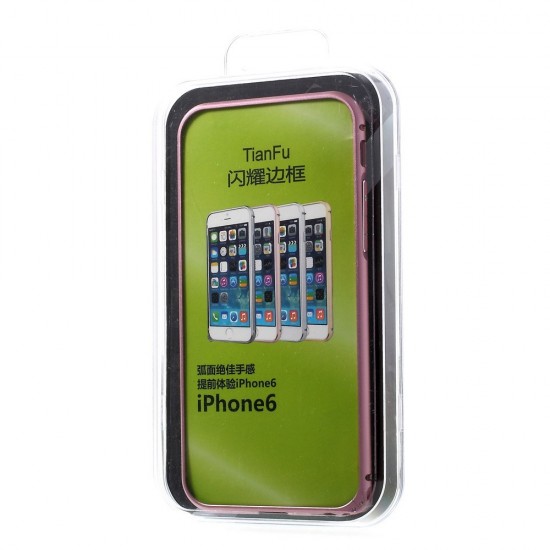 Hippocampal Buckle Metal Bumper Case для Apple iPhone 6 / 6S - Pink - алюминиевый / металлический бампер