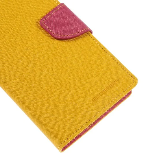 Mercury GOOSPERY Fancy Diary Stand Leather Wallet Magnetic Cover for Asus Zenfone 5 A500CG / A501CG - Rose / Yellow - чехол-книжка со стендом / подставкой (кожаный чехол, book wallet cover stand) Mercury GOOSPERY Fancy Diary Stand Leather Wallet Magnetic Cover for Asus Zenfone 5 A500CG / A501CG - Rose / Yellow - чехол-книжка со стендом / подставкой (кожаный чехол, book wallet cover stand)
