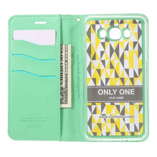 RoarKorea Only One Magnet Flip Case priekš Samsung Galaxy J1 J120 (2016) - Tirkīzs - magnētisks sāniski atverams maciņš ar stendu (ādas grāmatveida maks, leather book wallet cover stand) RoarKorea Only One Magnet Flip Case priekš Samsung Galaxy J1 J120 (2016) - Tirkīzs - magnētisks sāniski atverams maciņš ar stendu (ādas grāmatveida maks, leather book wallet cover stand)