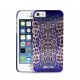 Just Cavalli Python Leopard JCIPC5CRYPYLEOBLUE для Apple iPhone 5 / 5S / SE - Синий - силиконовая накладка / бампер (крышка чехол, TPU back cover, bumper shell)