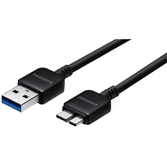 Samsung 1M ET-DQ11Y1BEGWW USB to Micro USB 3.0 cable (bez iepakojuma) - Melns - microUSB 3.0 lādēšanas un datu kabelis / vads Samsung 1M ET-DQ11Y1BEGWW USB to Micro USB 3.0 cable (bez iepakojuma) - Melns - microUSB 3.0 lādēšanas un datu kabelis / vads