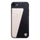 NILLKIN Hybrid Case with Crocodile Leather для Apple iPhone 7 / 8 / SE2 (2020) / SE3 (2022) - Черный - кожаная накладка / бампер-крышка NILLKIN Hybrid Case with Crocodile Leather для Apple iPhone 7 / 8 / SE2 (2020) / SE3 (2022) - Черный - кожаная накладка / бампер-крышка