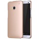 X-LEVEL Sense Series Hard Protective Case for HTC One M7 - Gold - plastikas aizmugures apvalks (bampers, vāciņš, PU back cover, bumper shell)