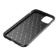 Beetle Series Carbon Fiber TPU Protection Phone Cover для Apple iPhone 11 - Чёрный - противоударная силиконовая накладка / бампер (крышка чехол, shell cover, bumper) Beetle Series Carbon Fiber TPU Protection Phone Cover для Apple iPhone 11 - Чёрный - противоударная силиконовая накладка / бампер (крышка чехол, shell cover, bumper)