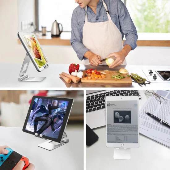 Tech-Protect Z10 Universal Stand Holder for Phone / Tablet 12 inch - Серебристый - Универсальная подставка / держатель на стол для телефона / планшета Tech-Protect Z10 Universal Stand Holder for Phone / Tablet 12 inch - Серебристый - Универсальная подставка / держатель на стол для телефона / планшета