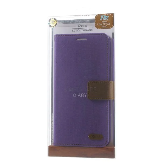 RoarKorea Simply Life Diary Samsung Galaxy Grand Neo i9060 / Duos i9082 - Фиолетовый - чехол-книжка с стендом / подставкой (кожаный чехол книжка, leather book wallet case cover stand) RoarKorea Simply Life Diary Samsung Galaxy Grand Neo i9060 / Duos i9082 - Фиолетовый - чехол-книжка с стендом / подставкой (кожаный чехол книжка, leather book wallet case cover stand)