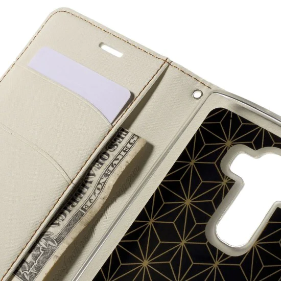 RoarKorea Simply Life Diary LG G4 H815 - Balts - sāniski atverams maciņš ar stendu (ādas maks, grāmatiņa, leather book wallet case cover stand) RoarKorea Simply Life Diary LG G4 H815 - Balts - sāniski atverams maciņš ar stendu (ādas maks, grāmatiņa, leather book wallet case cover stand)